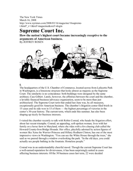 Supreme Court Inc