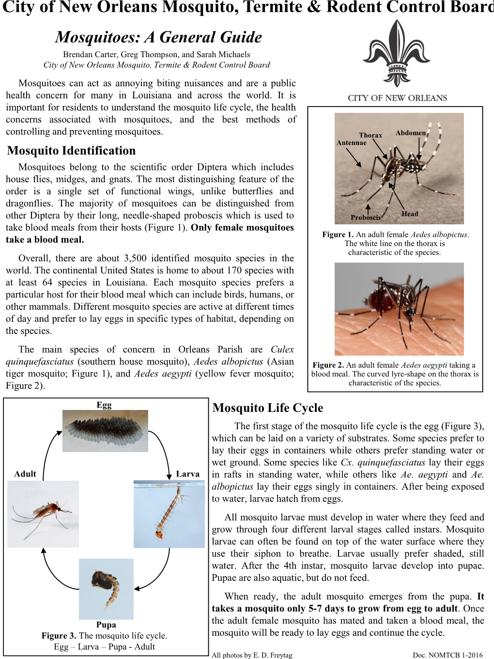 City of New Orleans Mosquito, Termite & Rodent Control Board