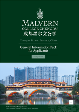 General Information Pack for Applicants