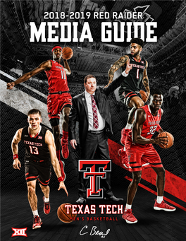 2018-19 Texas Tech Men's Basketball Media Guide
