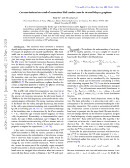 Arxiv:2002.02611V3 [Cond-Mat.Str-El] 24 Nov 2020 and Thus the VP Is Switched, As Shown in Fig.1(C)