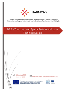 D3.2 - Transport and Spatial Data Warehouse