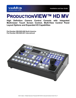Productionview™ Hd Mv