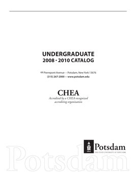 Undergraduate 2008 • 2010 CATALOG