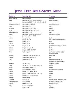 Jesse Tree Bible-Story Guide