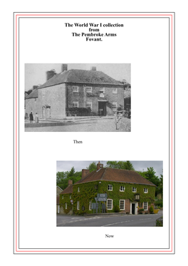 Pembroke Arms Catalogue