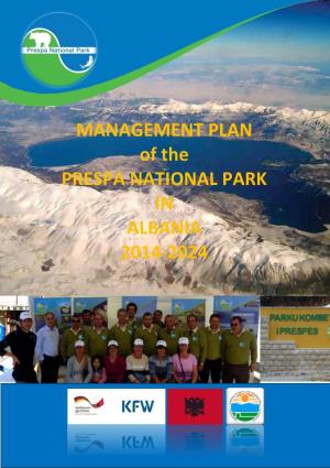 2014-2024 Management Plan Prespa National Park in Albania