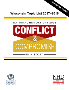 Wisconsin Topic List 2017–2018