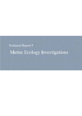 Marine Ecology Investigations