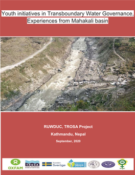 Youth Initiatives in Transboundary Water Governance, Experiences from Mahakali Basin
