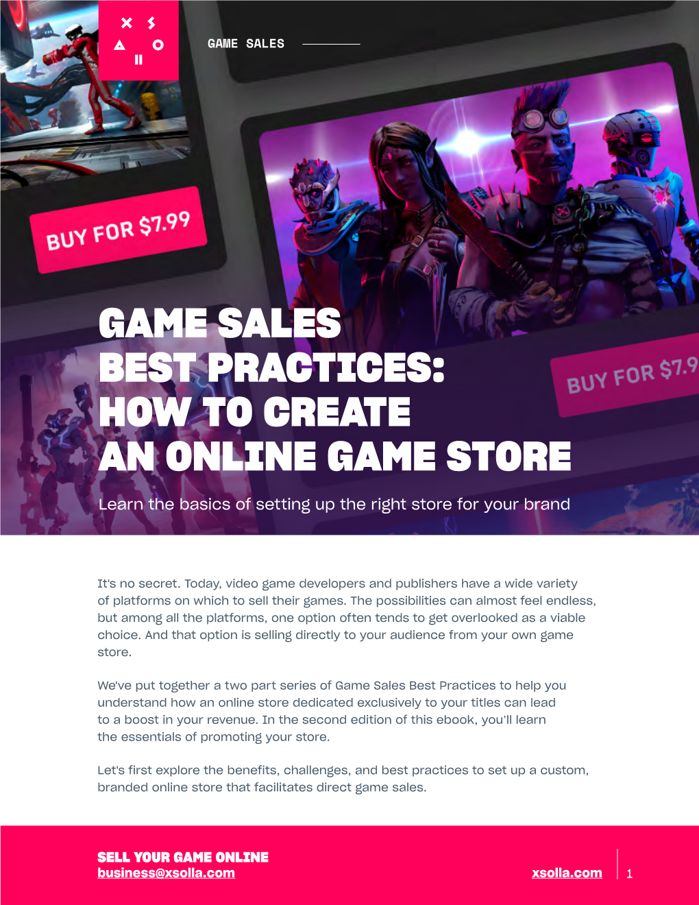 Game Sales Best Practices P1 Ebook