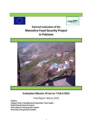 Mansehra Food Security Project in Pakistan