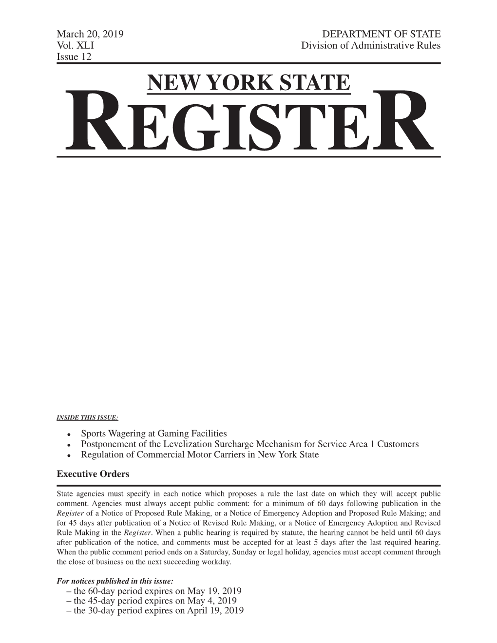 New York State Department Of State - DocsLib