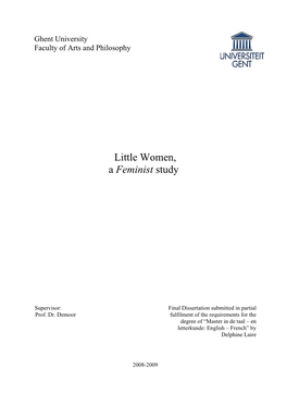Little Women, a Feminist Study