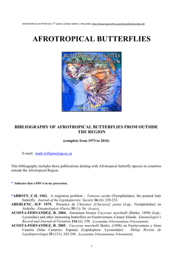 429 Bibliography of Extra-Afrotropical