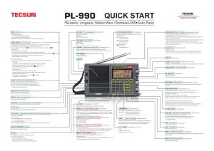 Quick Start Pl-990
