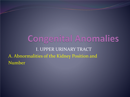 Congenital Anomalies 899 Which Tend to Decrease in Caliber After Excision of the Aperistaltic Distal Segment