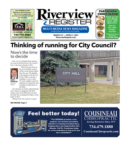 Thinking of Running for City Council?