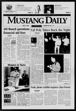Mustang Daily, May 8, 1998