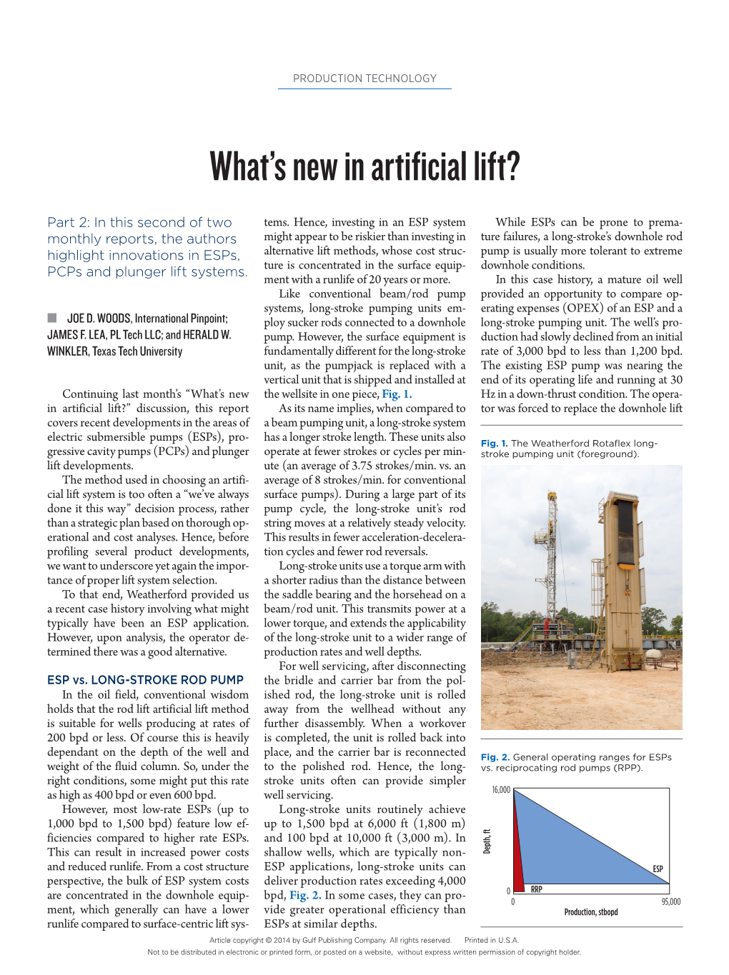 What's New in Artificial Lift?