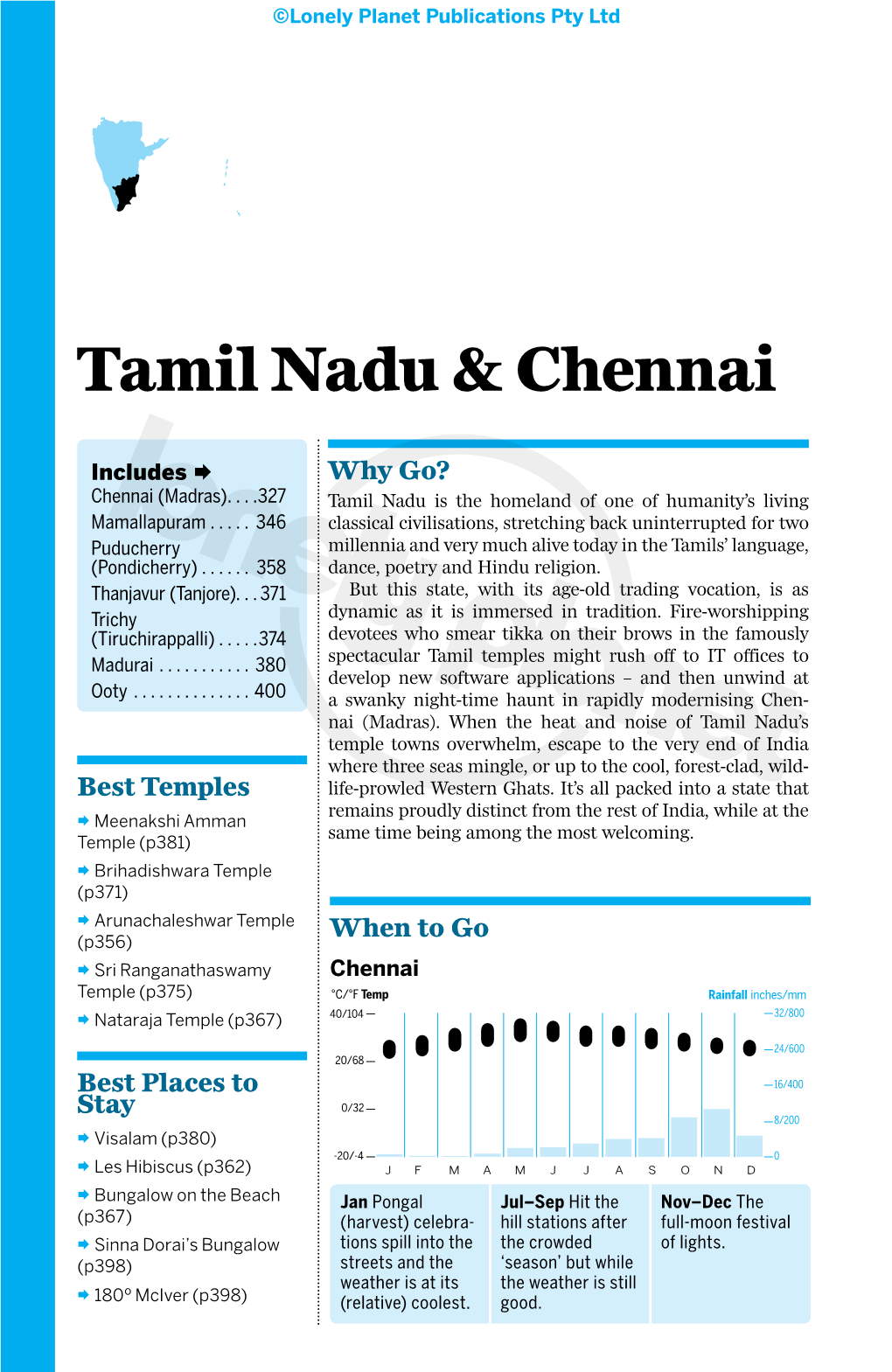 Tamil Nadu & Chennai