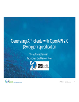 Generating API Clients with Openapi 2.0 (Swagger) Specification