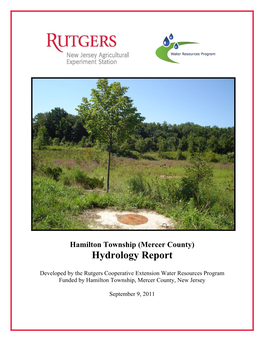 Hamilton Township (Mercer County) Hydrology Report