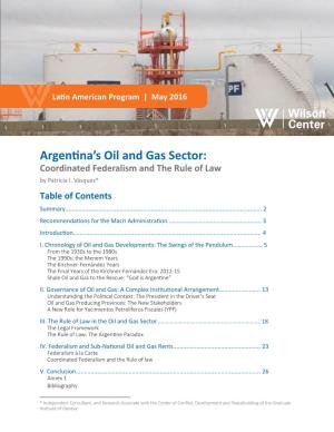 Argentina's Oil and Gas Sector