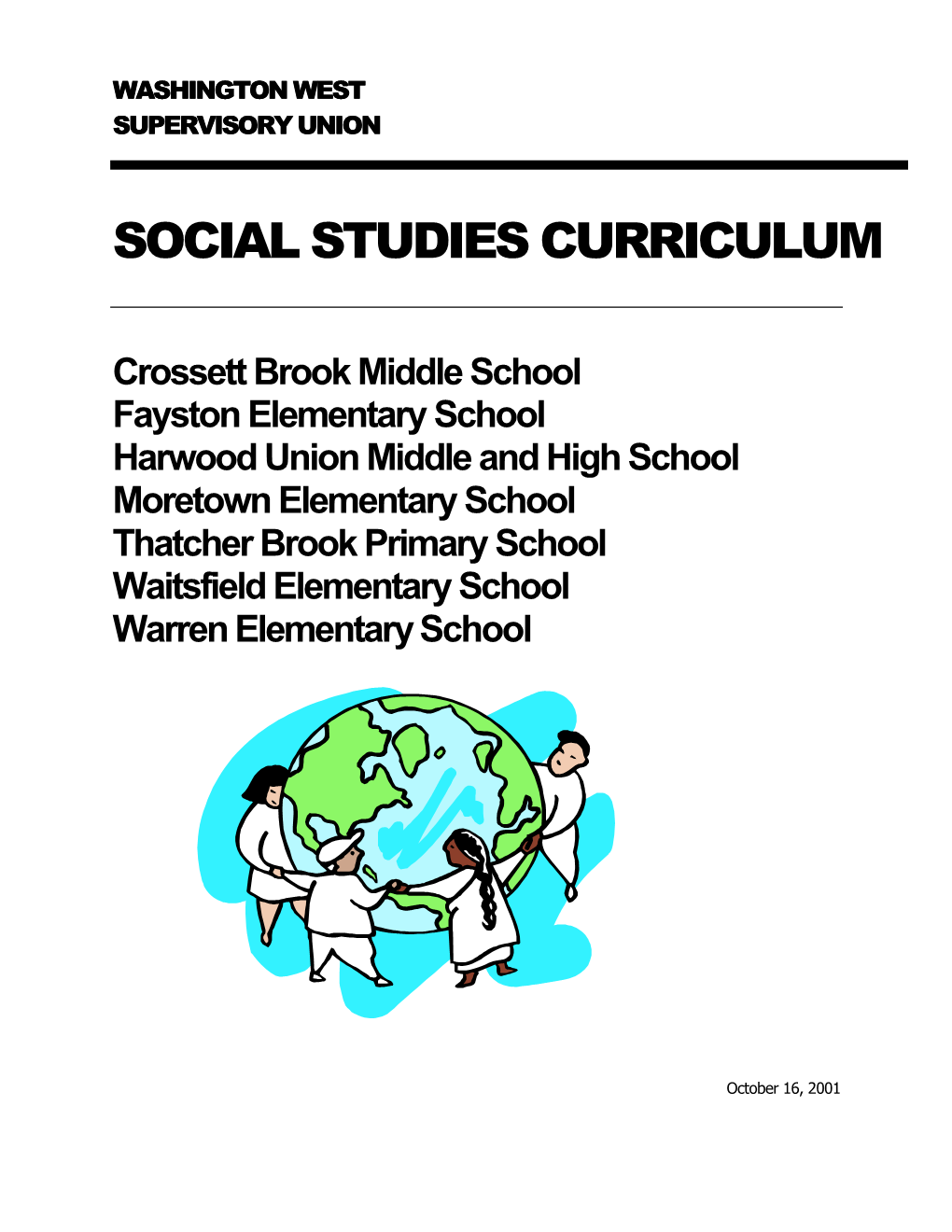 Social Studies Curriculum