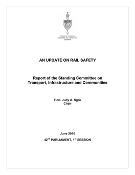 An Update on Rail Safety
