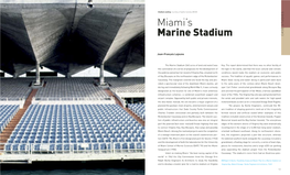 Miami's Marine Stadium