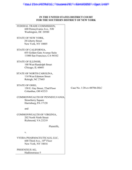 Amended Complaint for Injunctive and Other Equitable Relief