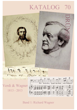 Katalog 70 (Juni 2013) Band 2: Giuseppe Verdi, Katalog 71 (Oktober 2013)