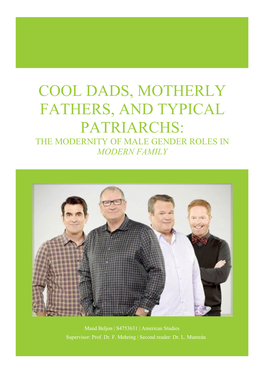 Cool Dads, Motherly Fathers, and Typical Patriarchs: the Modernity of Male Gender Roles in Modern Family
