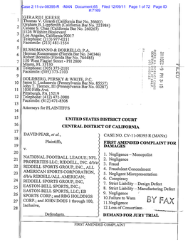 Case 2:11-Cv-08395-R -MAN Document 65 Filed 12/09/11 Page 1 of 72 Page ID #:7169 Case 2:11-Cv-08395-R -MAN Document 65 Filed 12/09/11 Page 2 of 72 Page ID #:7170