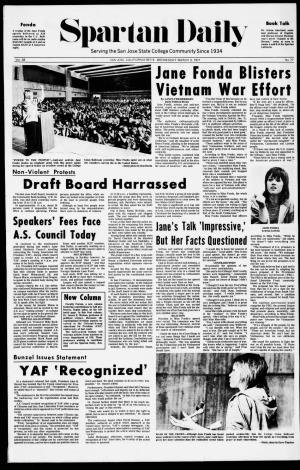 Jane Fonda Blisters Vietnam War Effort