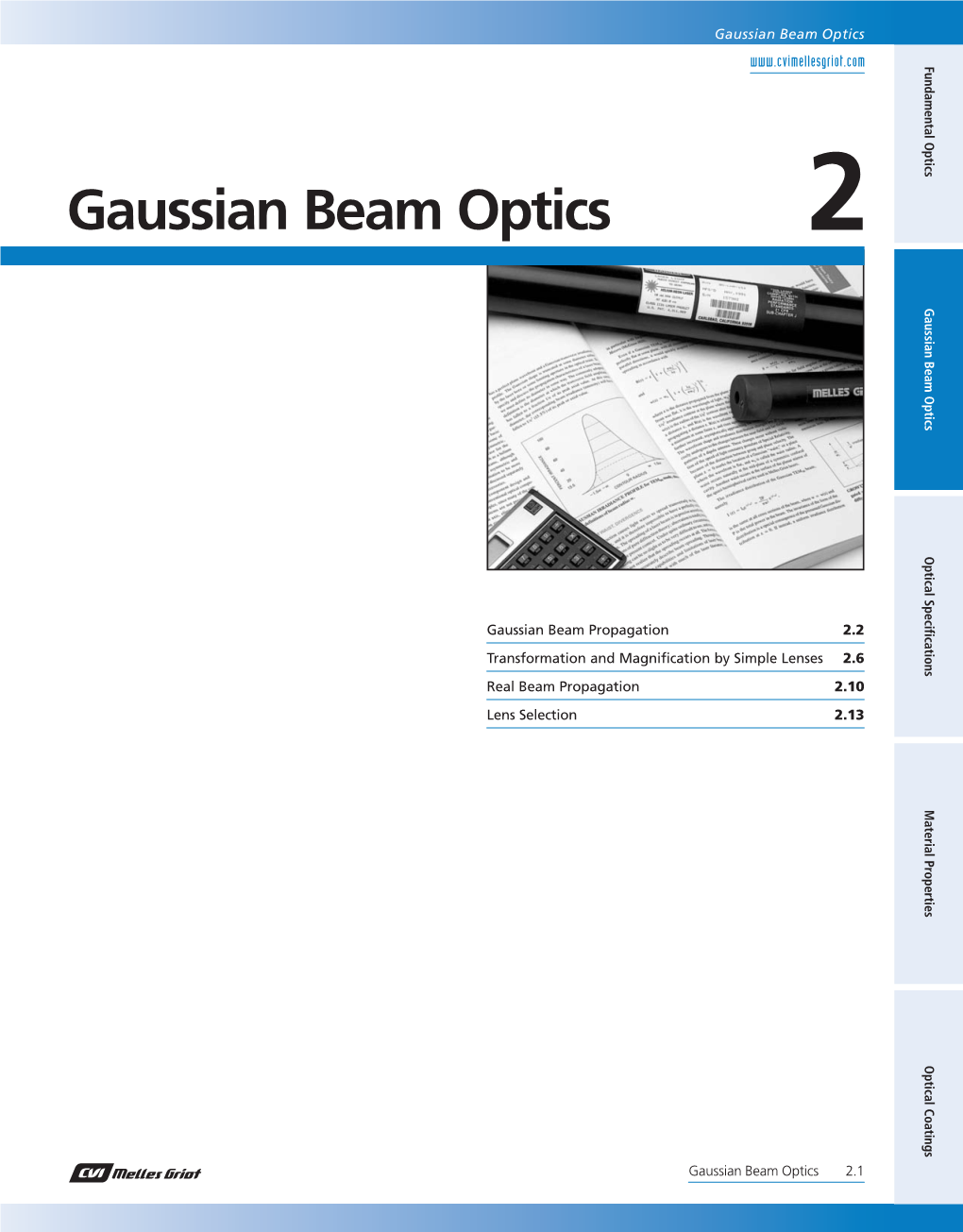 Gaussian Beam Optics