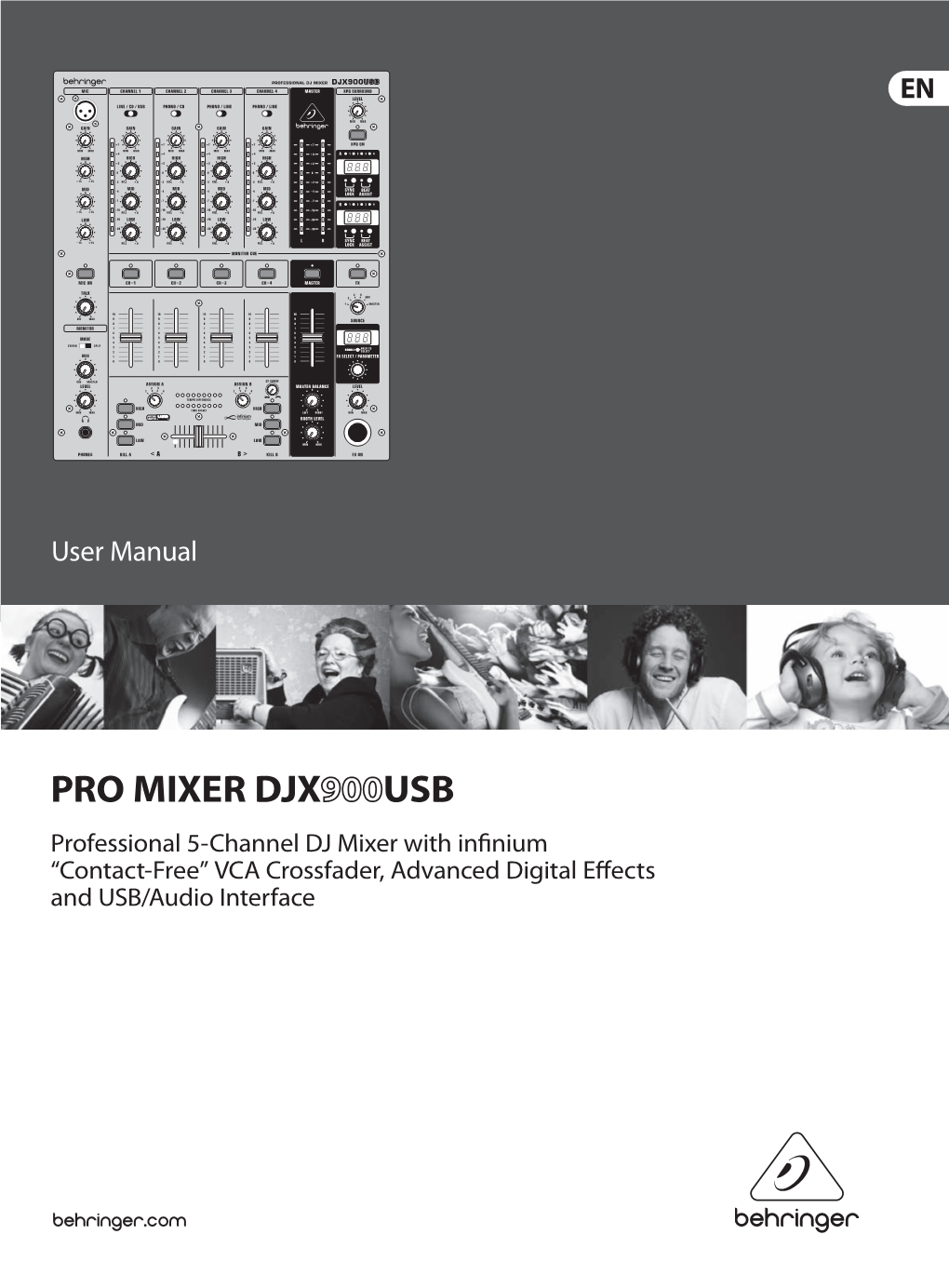 PRO MIXER DJX900USB User Manual Table of Contents Thank You