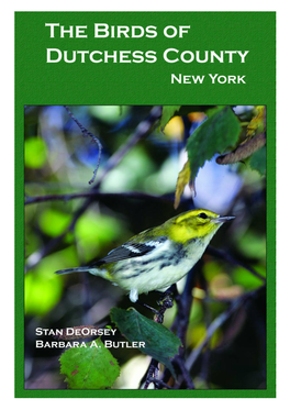 The Birds of Dutchess County, New York