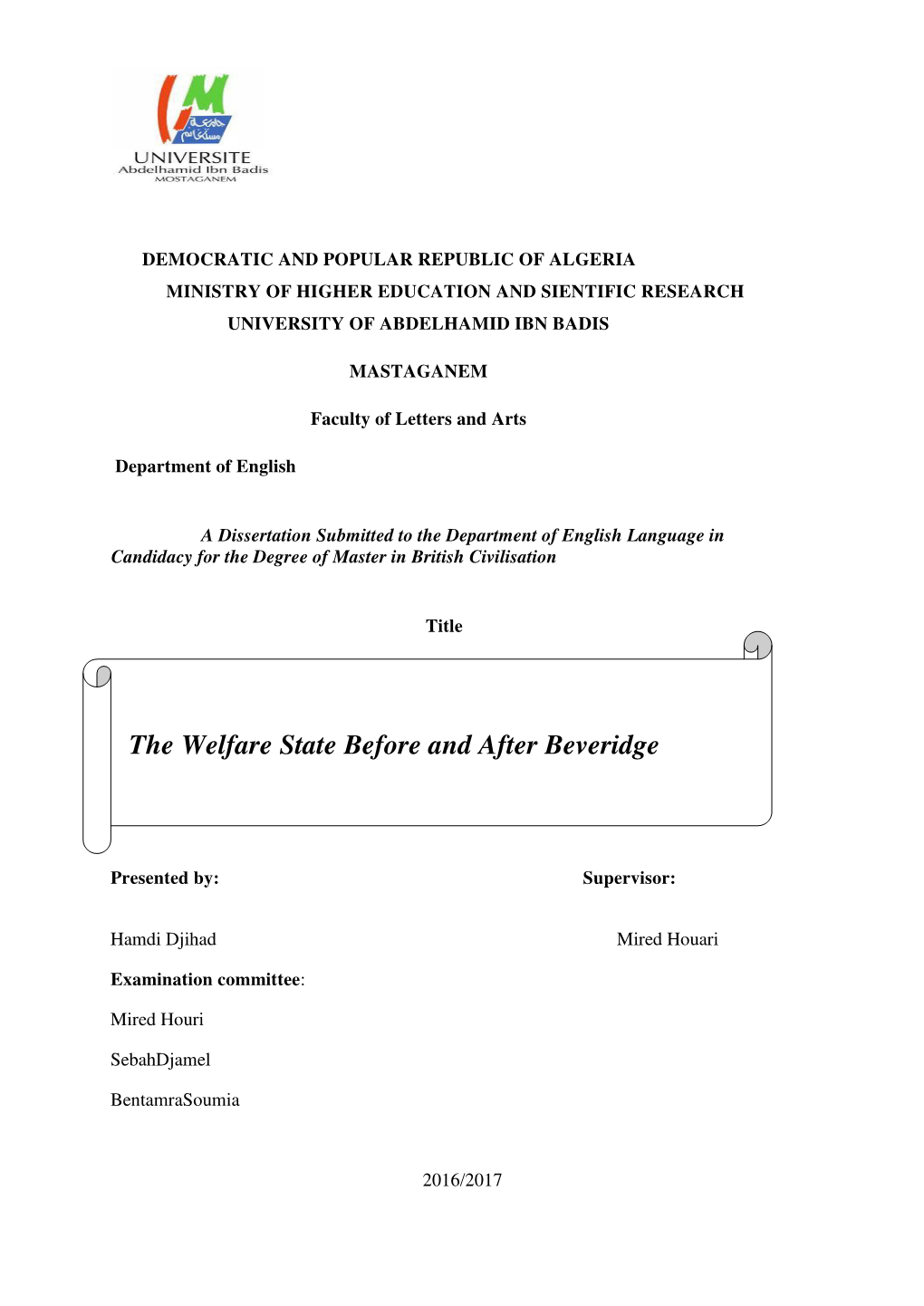 The Welfare State Before And After Beveridge - DocsLib