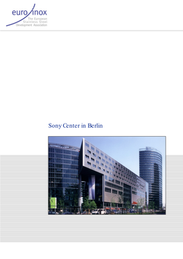 Sony Center in Berlin SONY CENTER BERLIN