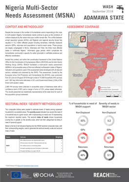 Nigeria Multi-Sector Needs Assessment (MSNA)