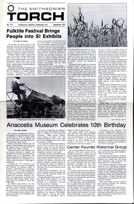 Anacostia Museum Celebrates 10Th Birthday