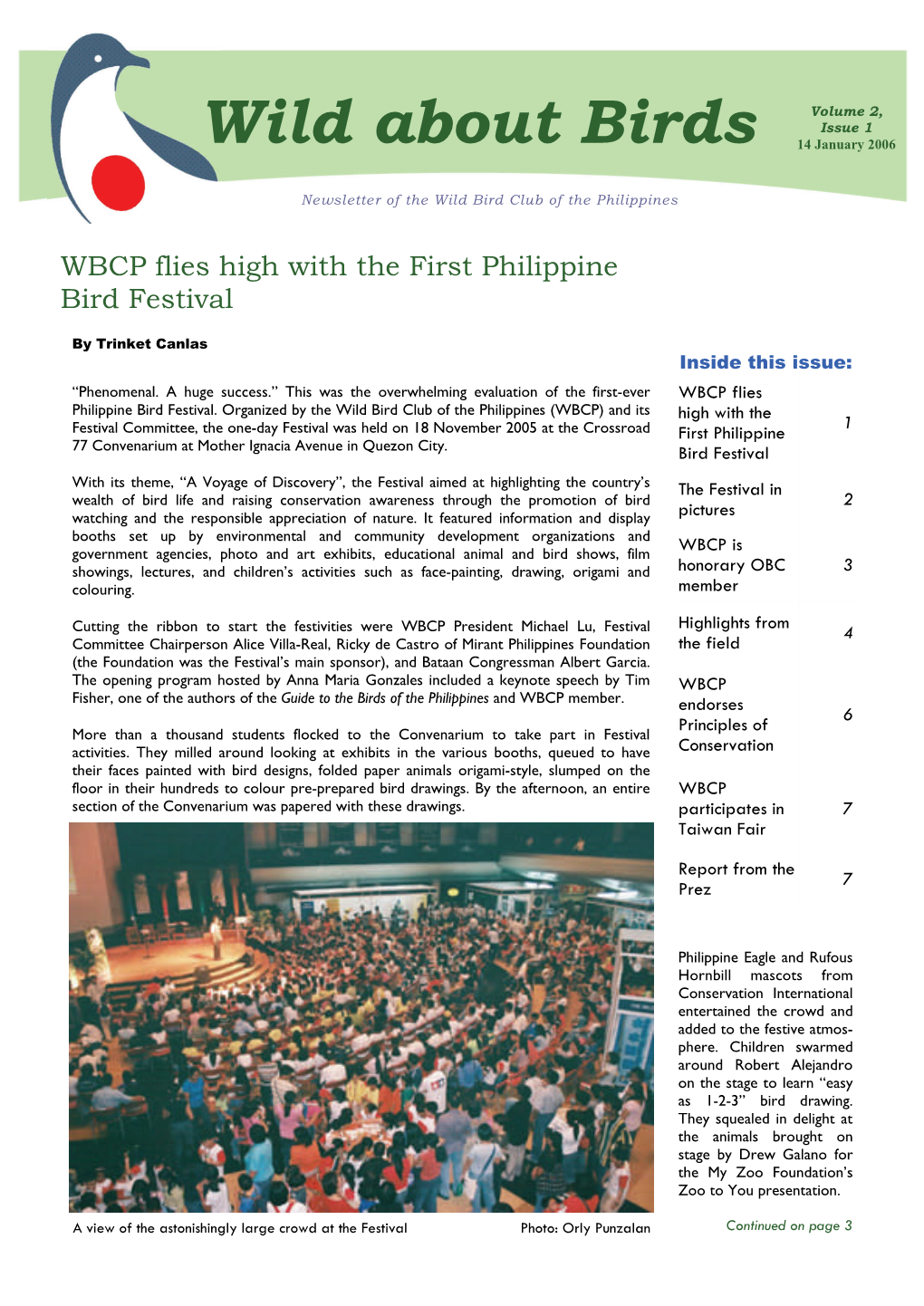 WBCP 2Nd Newsletter