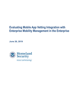 Evaluating Mobile App Vetting Integration with Enterprise Mobility Management in the Enterprise