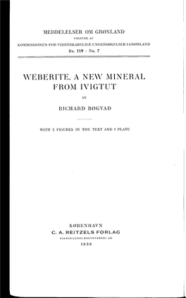 \Veberite, a Ne\\T Mineral from Ivigtut