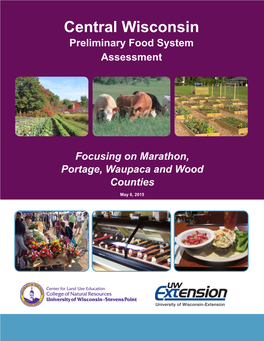 Central Wisconsin Preliminary Food System Assessment