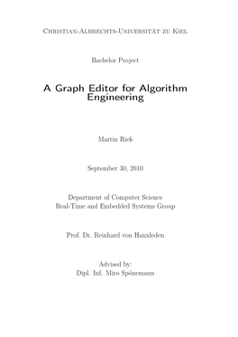 A Graph Editor for Algorithm Engineering