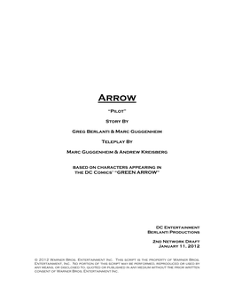 Arrow 1X01 - Pilot.Pdf