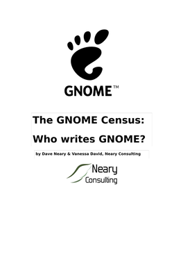 The GNOME Census: Who Writes GNOME?